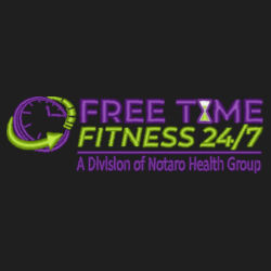 Free Time Fitness - Unisex Tri Blend Long Sleeve Tee Design