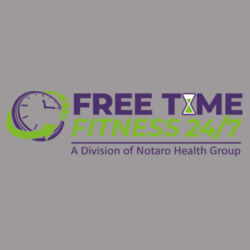 Free Time Fitness - Unisex Tri Blend Long Sleeve Tee Design