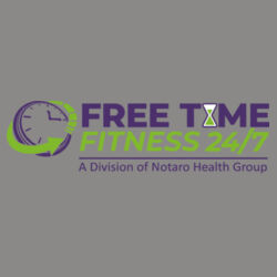 Free Time Fitness - Ladies Core Fleece Pullover Hooded Sweatshirt Design