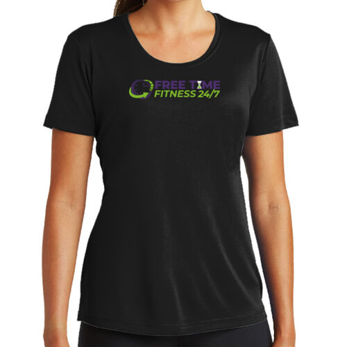 Free Time Fitness - Ladies PosiCharge ® Competitor Tee Thumbnail